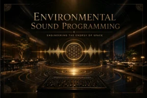 الهندسة السلوكية الصوتية للمساحات الكبيرة (من 300 إلى 1000 متر مربع) Behavioral Audio Design for Large Spaces (300m² - 1000m²)