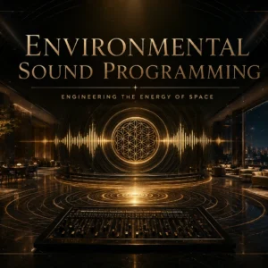 الهندسة السلوكية الصوتية للمساحات الكبيرة (من 300 إلى 1000 متر مربع) Behavioral Audio Design for Large Spaces (300m² - 1000m²)